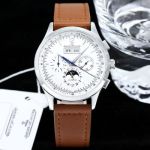 JAEGER-LECOULTRE Mens Watch Master Control Chronograph Calendar  40mm White Dial Watch